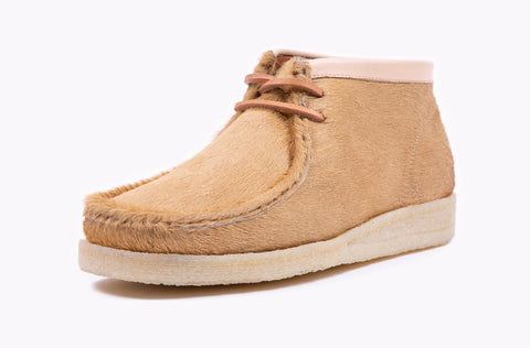 Padmore and Barnes P404 - Natural Hairy Suede