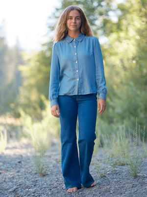 Image of Beatrix Shirt in Denim Chambray