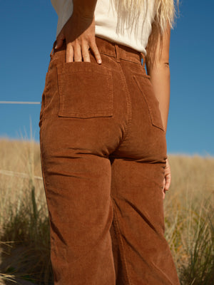 Image of Beneteau Cords in Brown Corduroy