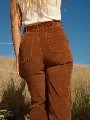 Image of Beneteau Cords in Brown Corduroy