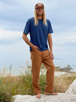 Image of Canvas Work Pants in Almond