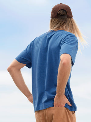 Image of Hemp Tee in Indigo