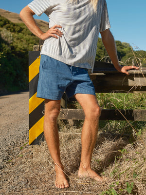 Image of Pinnacle Shorts in Indigo Denim