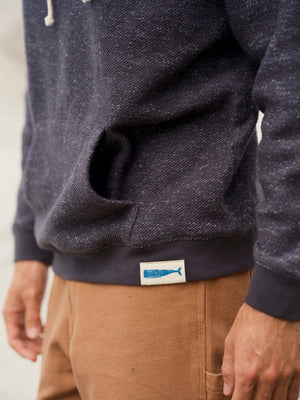 Image of Whale Patch Pullover in Faded Navy