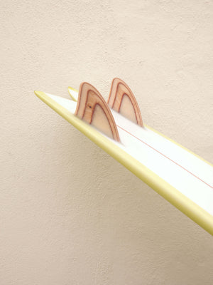 5'7 Grant Noble White Dove Fish - Mollusk Surf Shop - description