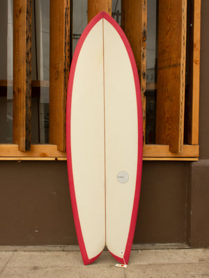 5'8 Radio Classic Fish - Rose - Mollusk Surf Shop