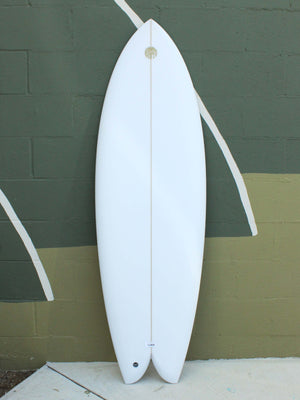 5'8 Simon Shapes Quad Fish - Mollusk Surf Shop