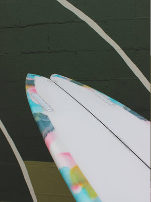 5'8 Yee Shapes Twin Fin - Mollusk Surf Shop - description