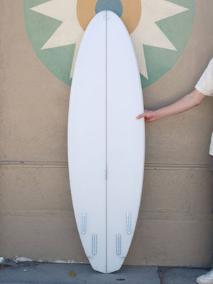 Image of 5'9 Simon Shapes Diamond Tail Step Bottom Quad in undefined