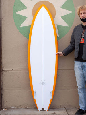 Image of 6'3 Alex Lopez Twin Fin in undefined