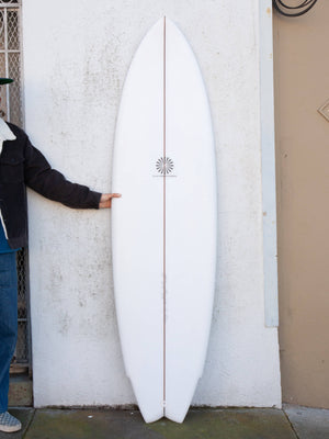 Image of 6'6 Allan Gibbons Twin fin in undefined