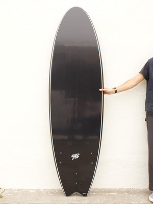 Image of 6'6 Catch Surf Swallow Tail - Blank - Black in undefined