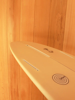 6'6 Radio Diamond Tail - Cream - Mollusk Surf Shop - description