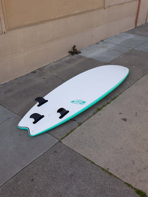 Image of 6'6 Wave Bandit Performer - Turquoise in undefined
