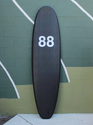 Image of 7'0 88 Surfboard ~ Black/Black in undefined