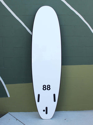 Image of 7'0 88 Surfboard ~ Black/White in undefined