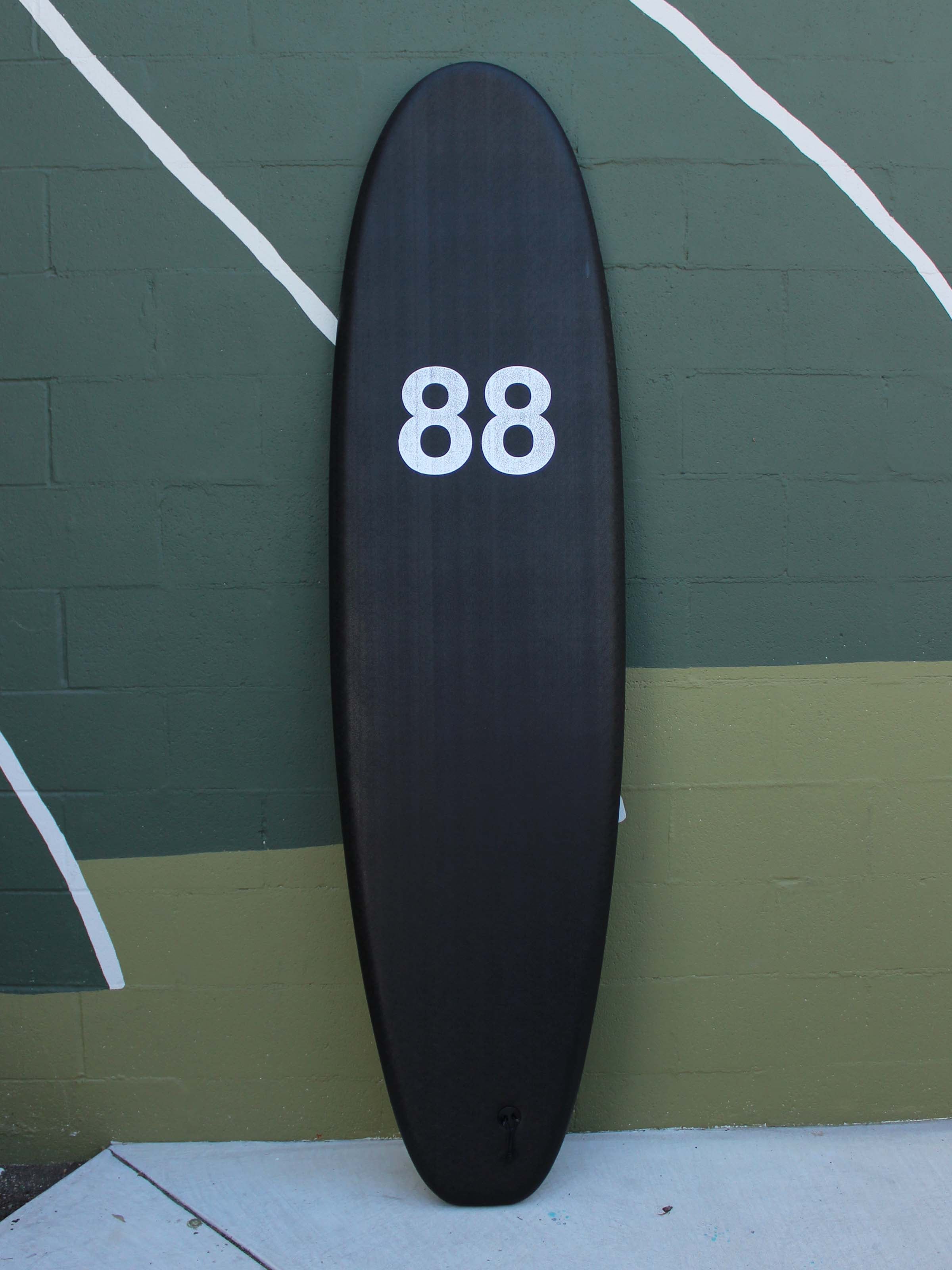 7'0 88 Surfboard ~ Black/White