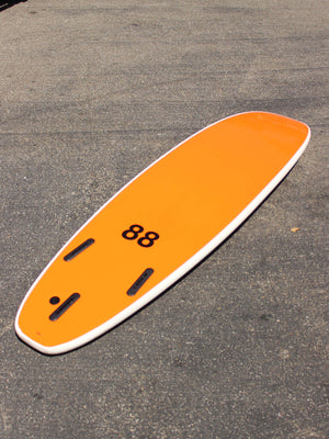 Image of 7'0 88 Surfboard ~ White/Mustard in undefined