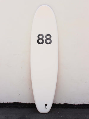 Image of 7'0 88 Surfboard ~ White/Mustard in undefined