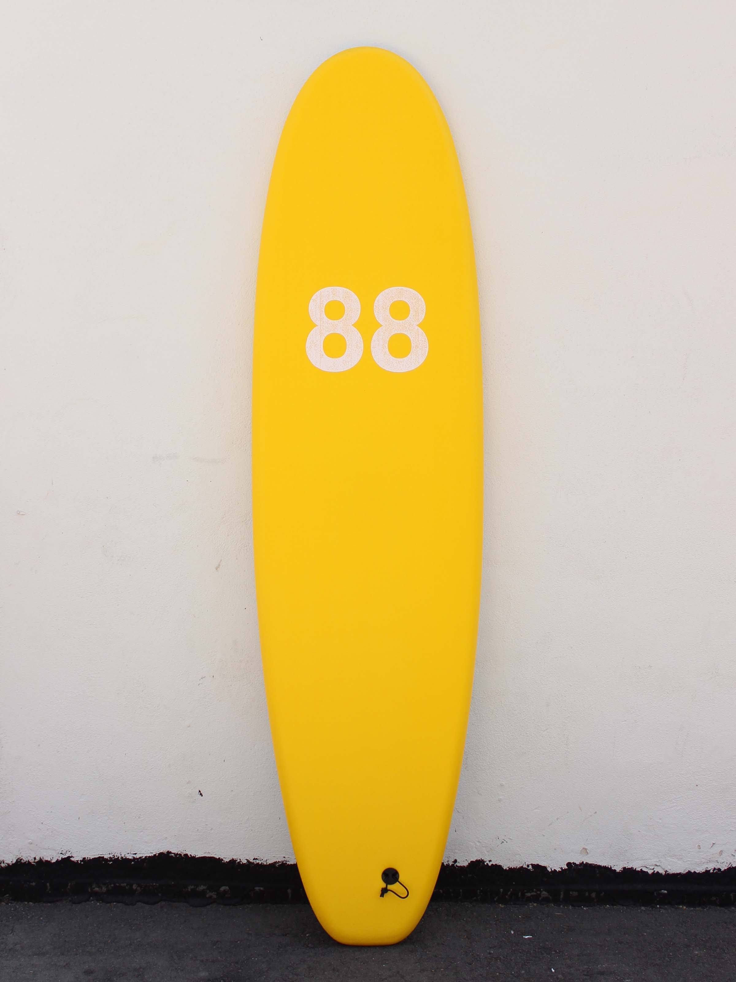 7'0 88 Surfboard ~ Yellow/White