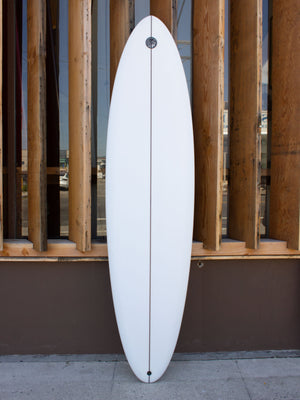 7'4 Simon Shapes Round Bottom Quad - Mollusk Surf Shop