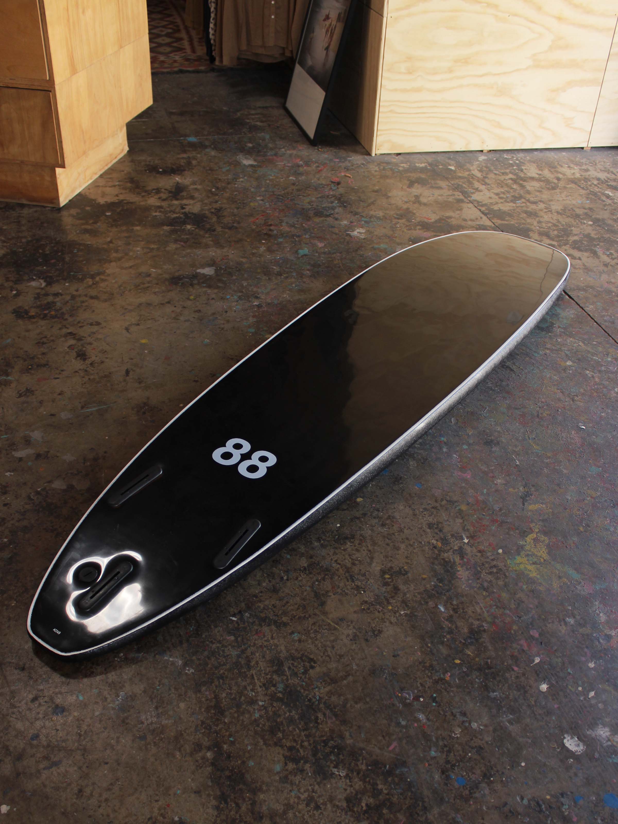 8'0 88 Surfboard ~ Black/Black