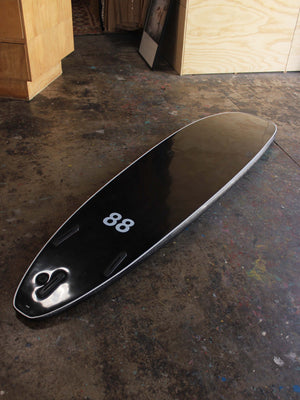 Image of 8'0 88 Surfboard ~ Black/Black in undefined