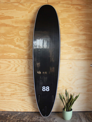 Image of 8'0 88 Surfboard ~ Black/Black in undefined