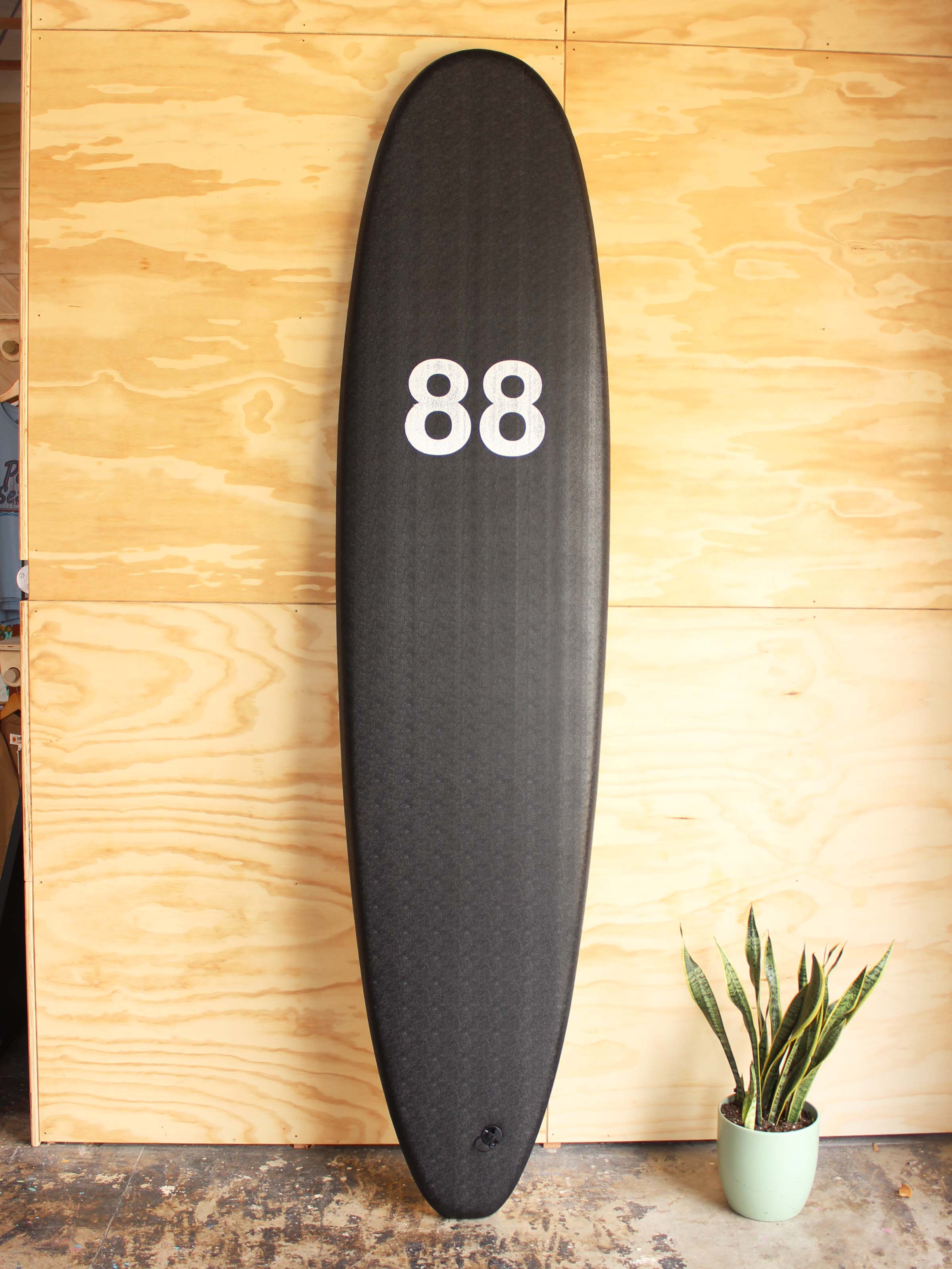 8'0 88 Surfboard ~ Black/White