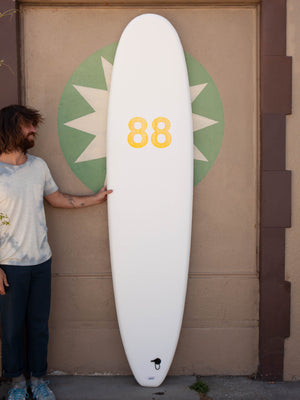 Image of 8'0 88 Surfboard ~ White/White in undefined