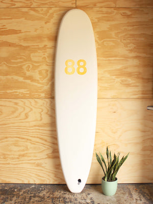 Image of 8'0 88 Surfboard ~ White/White in undefined