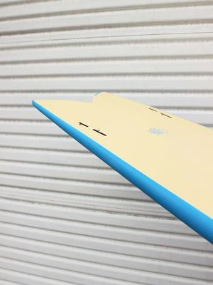 8'10 Crime Long Fish - Blue and Tan - Mollusk Surf Shop - description