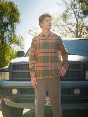 Image of Brick Lane Shirt in Brick Plaid