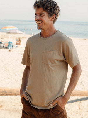Image of Daily Driver Tee in Tan Earth
