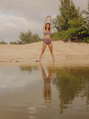 Image of Sisterhood Surf Shorts in Bellflower