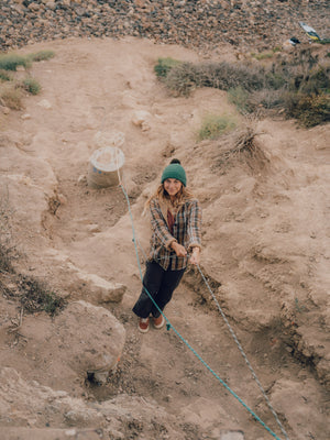 Image of Alpaca Beanie in Black Grass