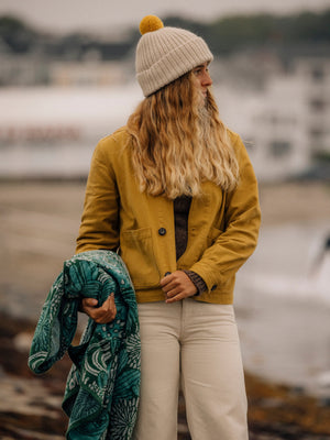 Image of Alpaca Beanie in Sand