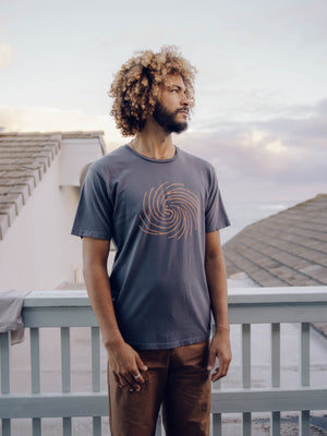 Image of Alpine Sea Tee in Faded Navy