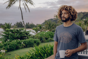 Image of Alpine Sea Tee in Faded Navy