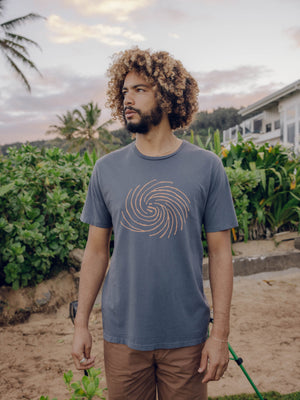 Image of Alpine Sea Tee in Faded Navy