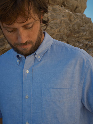 Image of Amherst Shirt in Blue Oxford Cloth