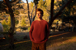 Image of Andover Sweater in Crimson