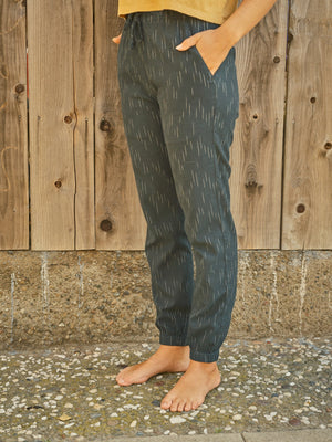 Image of Beach Pants in Midnight Ikat