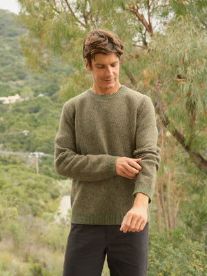 Image of Beacon Sweater in Mash Green