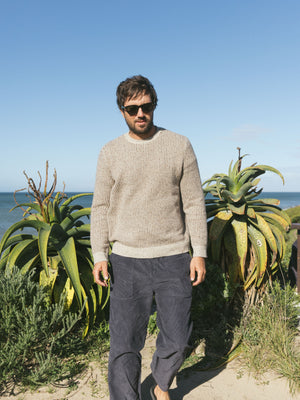 Image of Beacon Sweater in Wheat