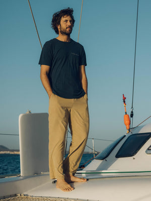 Image of Boat Pants in Tan Earth Corduroy