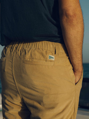 Image of Boat Pants in Tan Earth Corduroy