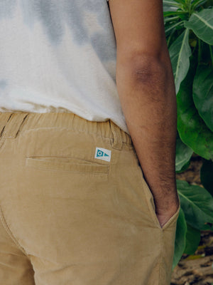 Image of Boat Pants in Tan Earth Corduroy