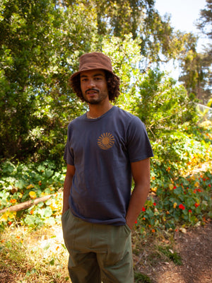 Image of Bucket Hat in Brown Corduroy