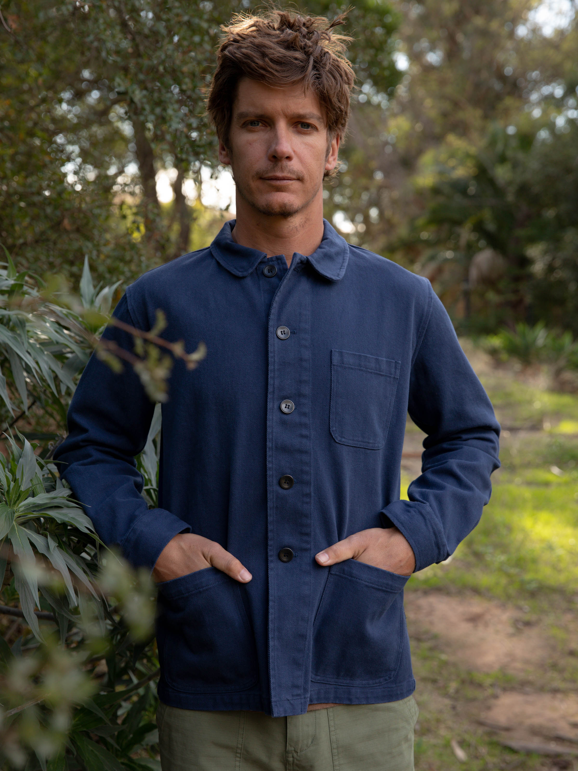 MOLLUSK SURF Ms Builder Jacket モ(Navy）S モルスク